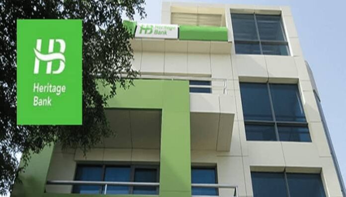 Fire On the Closed Heritage Bank As Depositors Of N5million Crowd Premises, Demand Refund