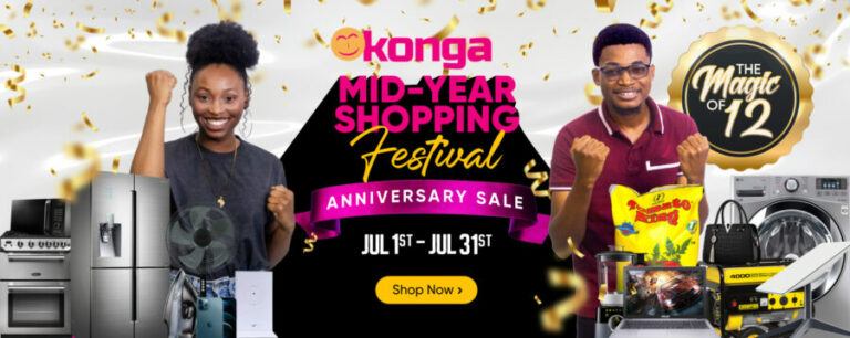Konga Kickstarts 12 years Anniversary Promo,  Offers Massive Discounts On All Products