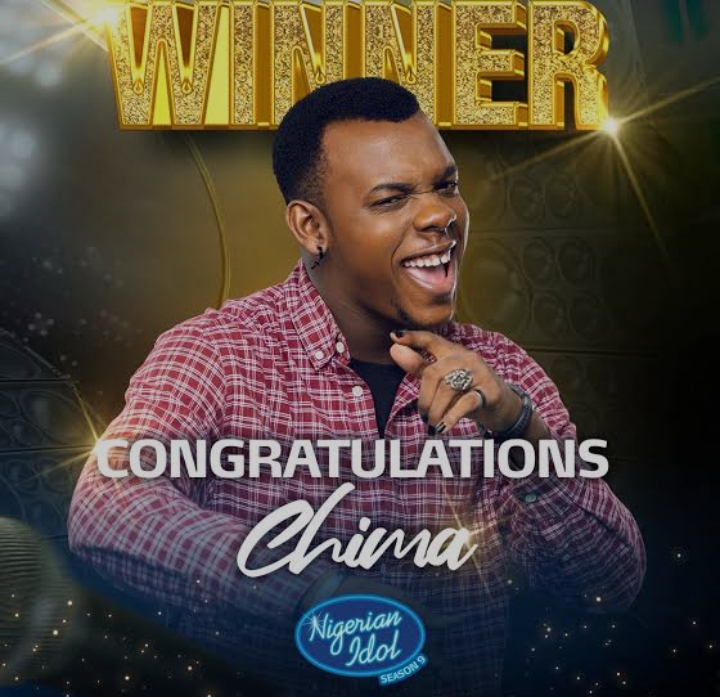 Chima, Emerges Winner Of Nigerian Idol Season 9