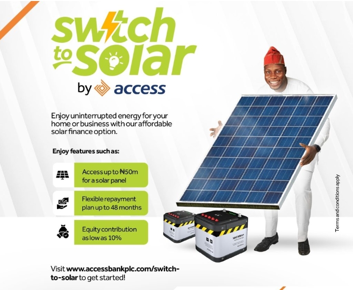 Access Bank Propagates “Switch to Solar by Access” Campaign