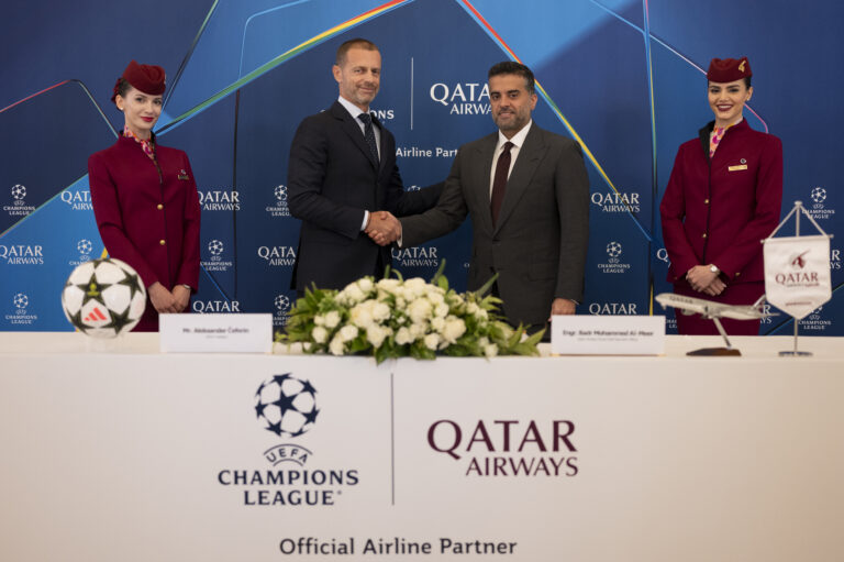 Qatar Airways Becomes Official Airline Partner Of UEFA Champions League