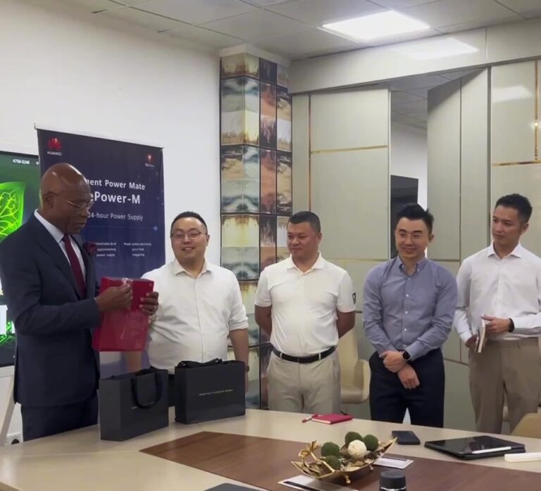 Huawei Disrupts Smartphone Globally With Revolutionary Mate XT, Delivers Exclusive Samples To Chairman Of Zinox- Konga  Group, Mr. Leo Stan Ekeh