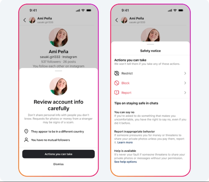 Instagram Combats Sextortion, Dishes Knowledge To Parents, Children