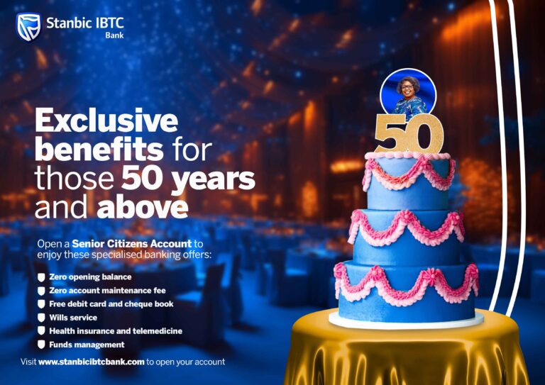Stanbic IBTC Bank Introduces Senior Citizens Account For Nigerians Aged 50 And Older