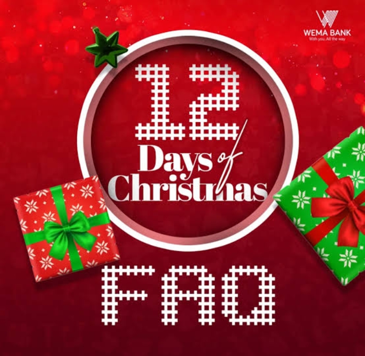 Wema Bank Marks The Season, Kickstart Wema 12 Days Of Christmas Campaign