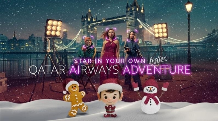 Qatar Airways Takes AI Campaign Festive With Holiday-Themed Scenes And Interactive Giveaway