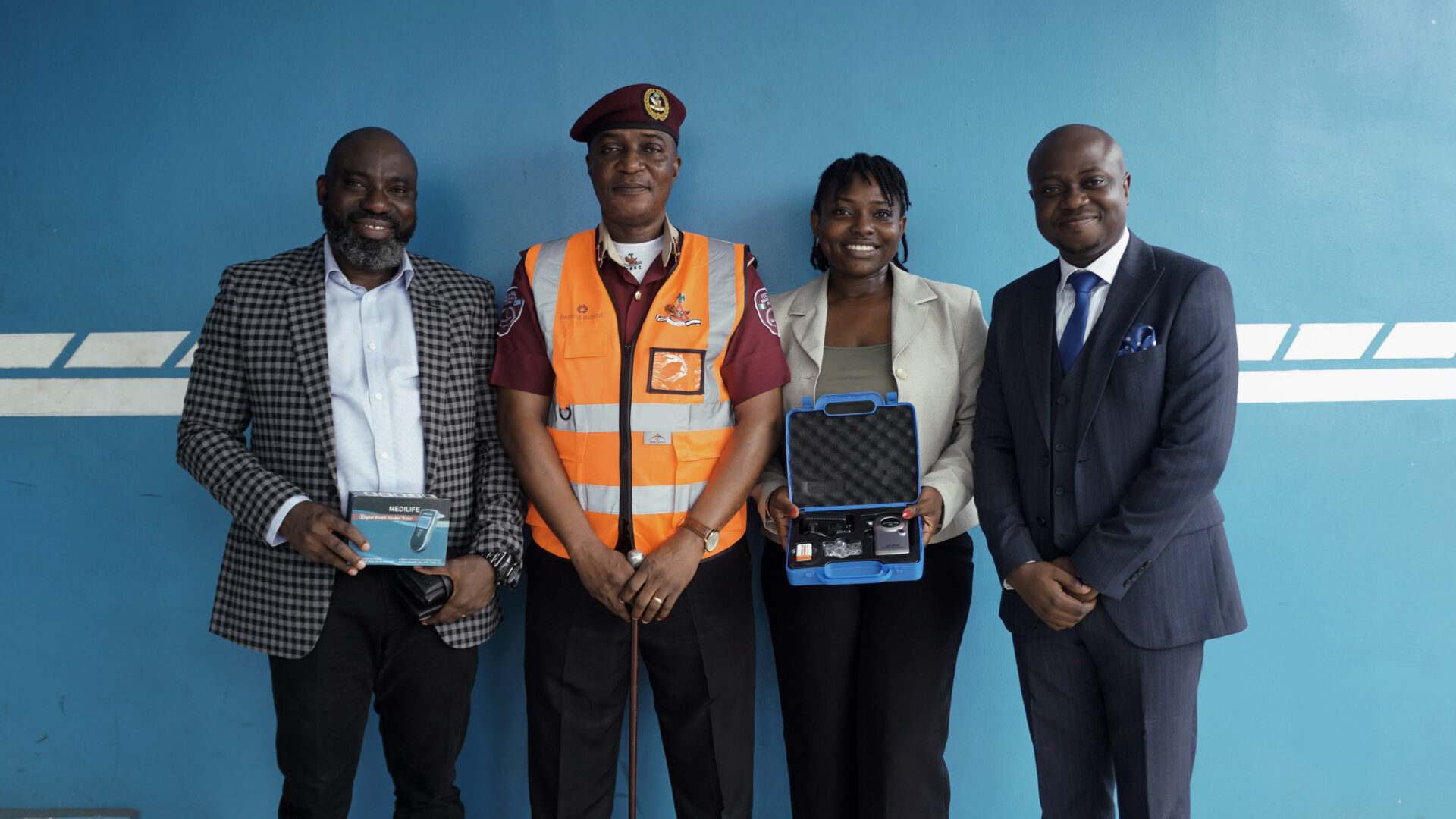 Frsc Jacket Pernod Ricard Nigeria Donates 2 Breathalyzers And 100 Reflective ...