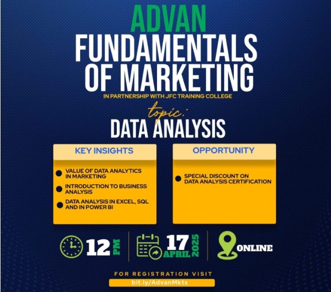 ADVAN, JFC Training College Partners To Present Fundamentals Of Marketing’s April Edition