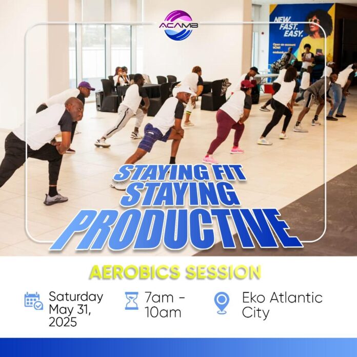 ACAMB Champions Bankers Wellness With Aerobics Fitness Session