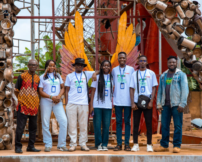 Young Artists Reclaim Culture Through Waste At FREEE Recycle’s Inaugural Residency Program In Nigeria