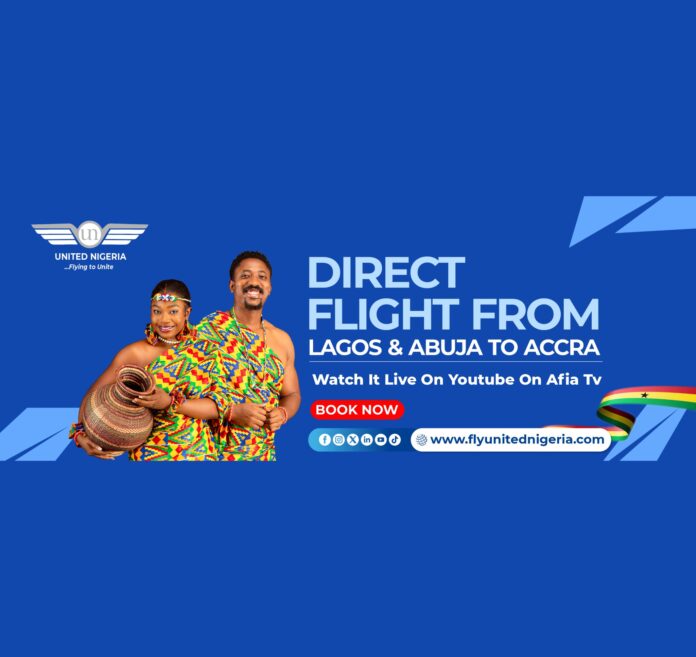 United Nigeria Airlines Kickstarts Direct Flight From Lagos To Ghana, Expands Regional Operation