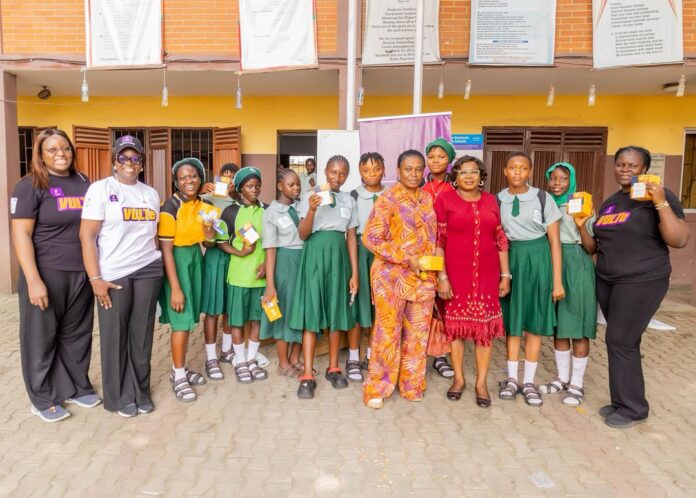 Polaris Bank Champions Girls’ Hygiene Awareness With Female Hygiene Essentials Distribution In Kuramo & Victoria Island Junior And Senior Secondary Schools
