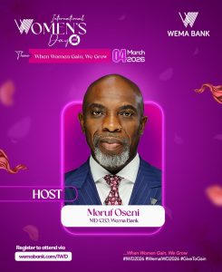 Wema Bank Announces 2026 International Women’s Day Celebration With Focus On Empowering Women