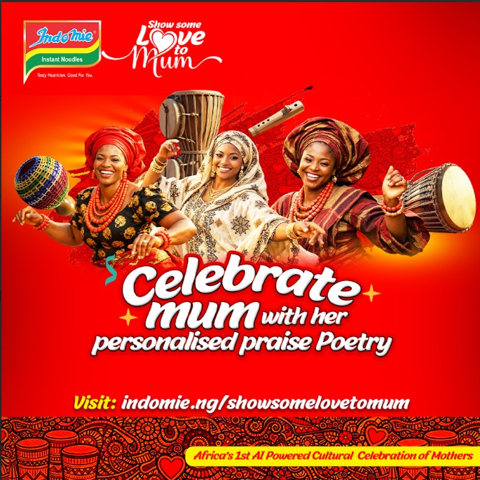 Indomie Introduces Africa’s First AI-Powered Cultural Praise Poetry For Mother’s Day Celebration