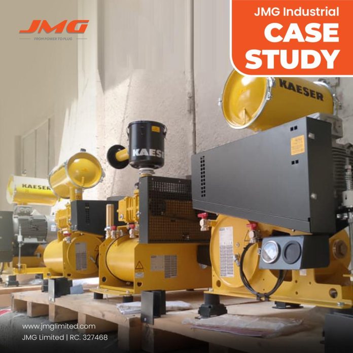 JMG Industrial, Division Of JMG Limited, Delivers KAESER Air Compressor Upgrade To Dangote Cement Plant