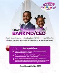 Wema Bank Opens Final Entries For One-Day MD/CEO Children’s Day Competition