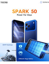 Tecno Launches Spark 50 In Nigeria With 6700mAh Battery, 120Hz Display And 50MP AI Camera