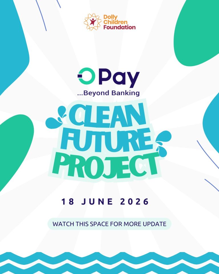 Opay Partners Dolly Children Foundation To Commission Clean Future Project In Ogun State