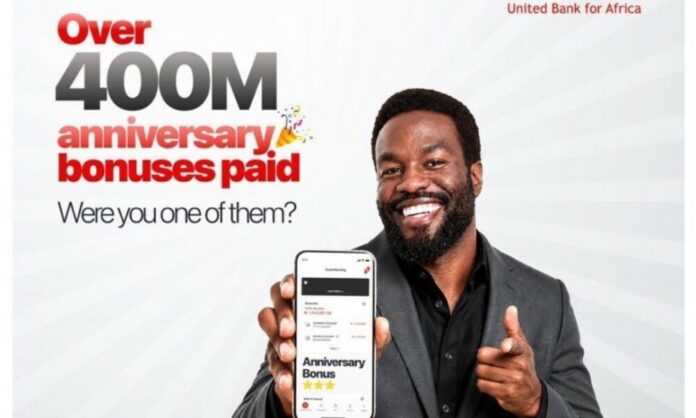 UBA Pays Over ₦400 Million In Anniversary Bonuses To Reward Loyal Savers In 2026