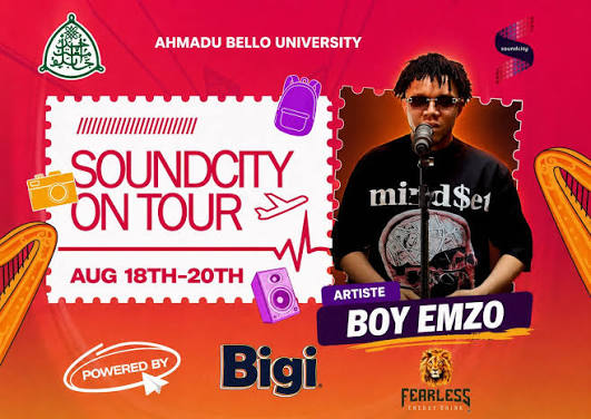 ABU Opens Its Stage To Nigeria’s Next Music Stars As BIGI, Fearless Bring Soundcity OnTour To Zaria