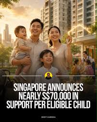 Singapore Unveils Nearly US$55,000 Child Support Package Amid Record-Low Birth Rate