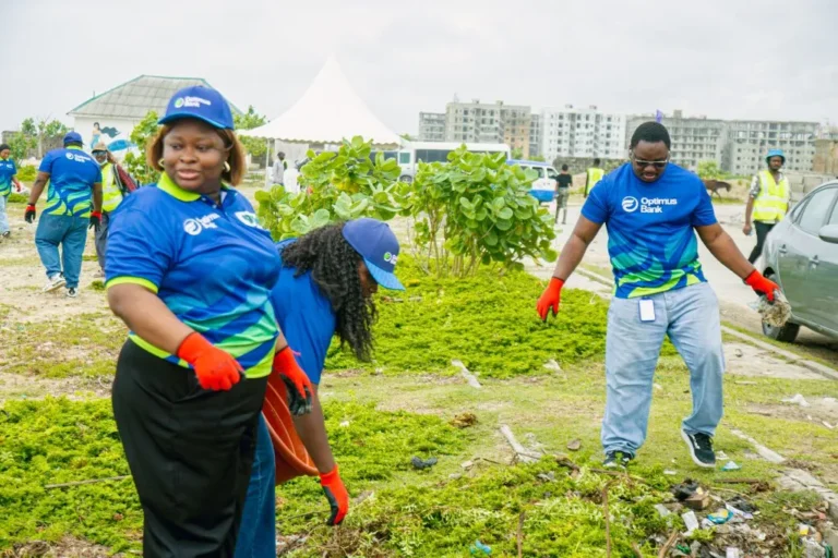 Optimus Bank Removes Two Tonnes Of Waste From Lagos Beach In Coastal Cleanup Drive