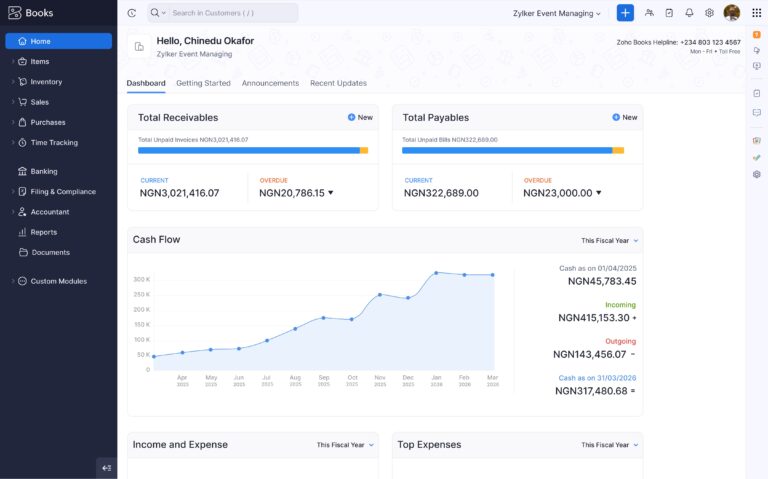 Zoho Launches Nigeria Edition Of Zoho Books