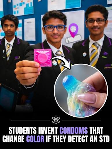 Students Invent Condom Designed To Change Colour When It Detects STIs