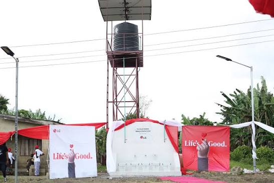 LG Electronics Provides Solar-Powered Borehole For Kaduna Community