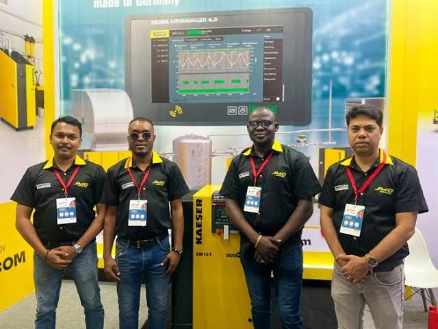 JMG Industrial Showcases Kaeser Air Compressors In Nigeria At Propak West Africa 2026