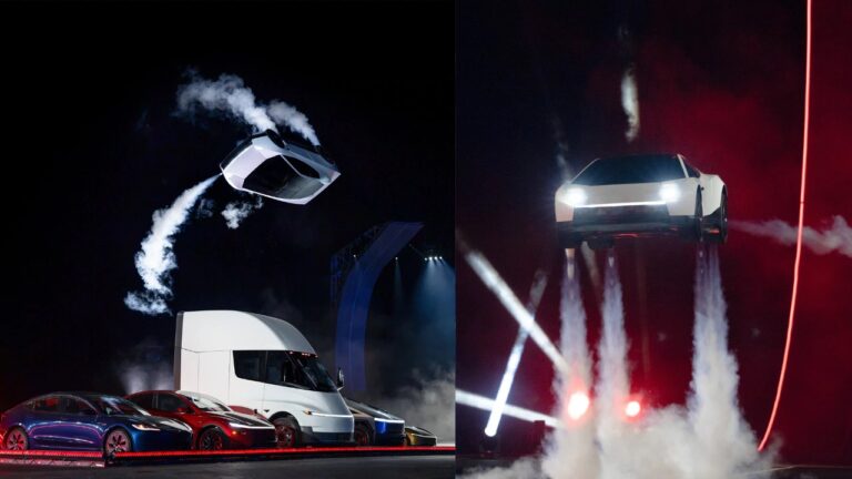 Tesla Roadster Flies Over Cars In Midair Stunt As Musk Claims Sub-Second Acceleration