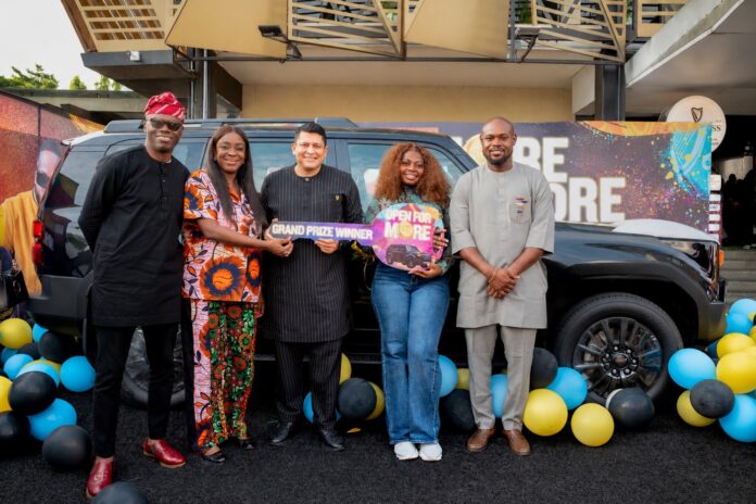 Guinness “Open For More” Promo Grand Prize Winner Drives Home ₦150m Toyota Land Cruiser Prado As 1,075 Consumers Win Big